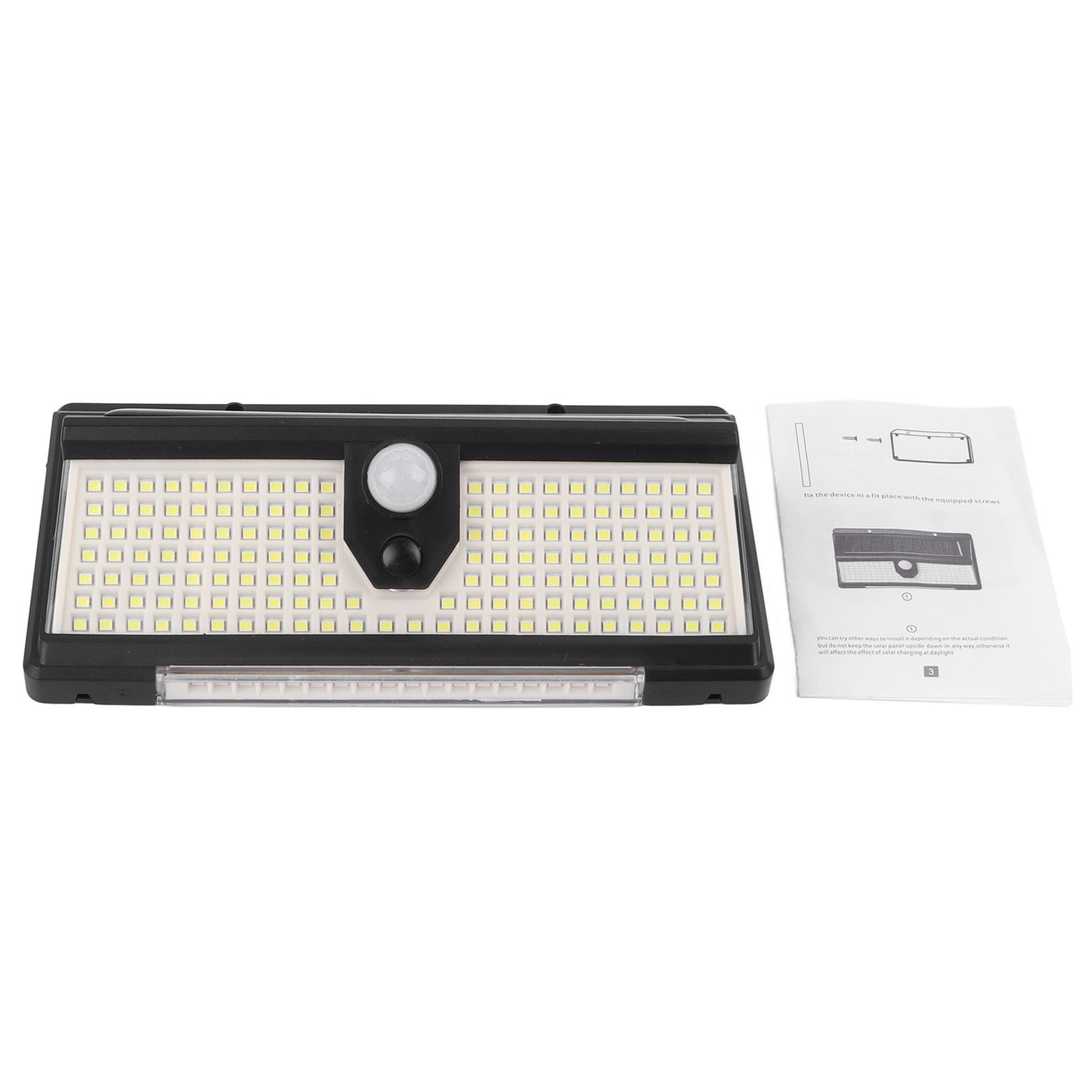 Solar-wandleuchte Mit Bewegungsmelder, 3 Beleuchtungsmodi, Wasserdicht, Für Den Außenbereich.