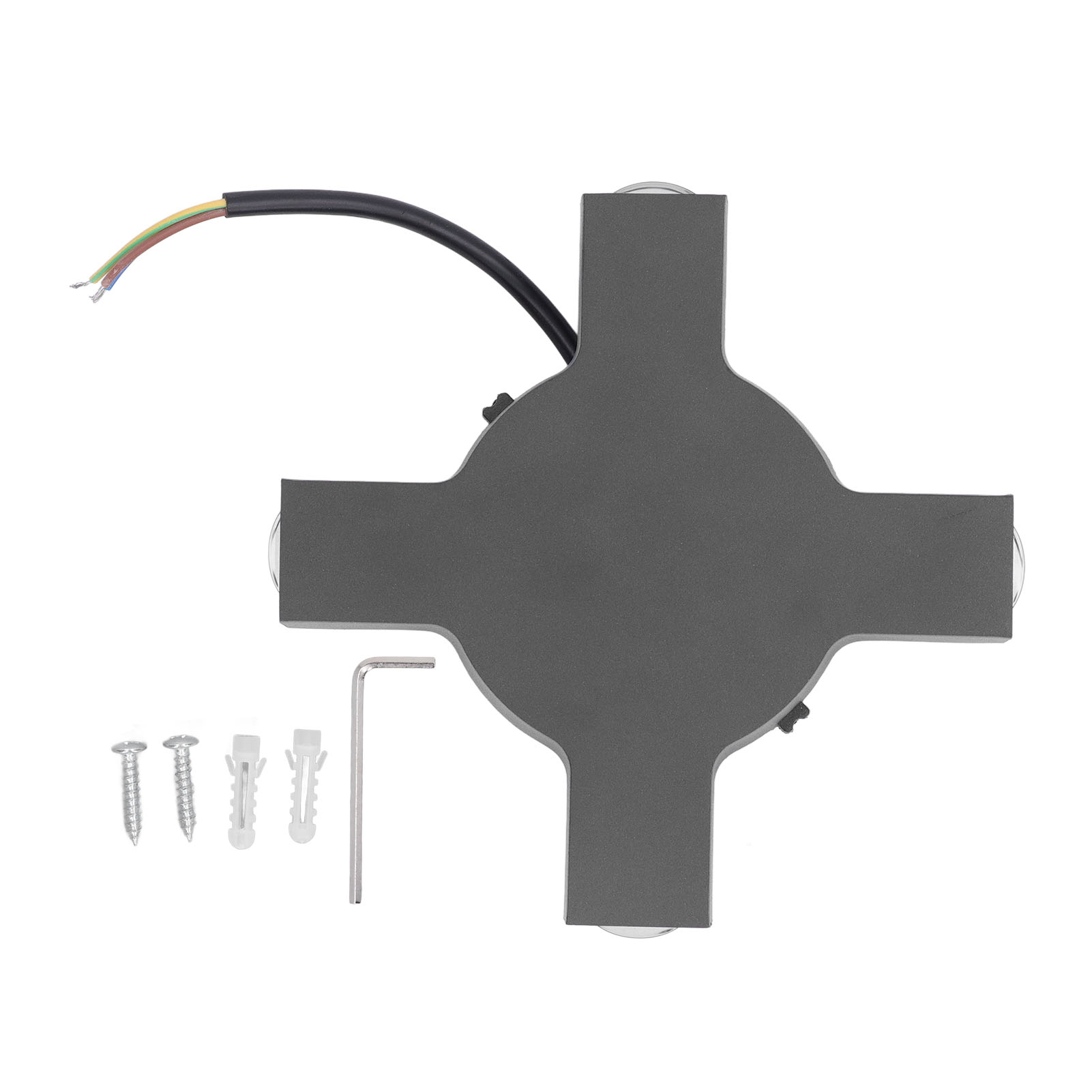 Dekorative Led-wandleuchte Mit Linearem Lichtstrahl, Wasserdicht, Für Wohnzimmer, Flur Oder Garten, Weiß, 4 W, 85–265 V Wechselstrom