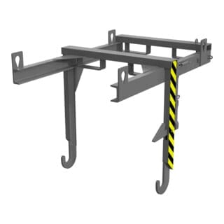 Bauer Traverse für Stapelkipper BKT 55, lackiert, Mausgrau