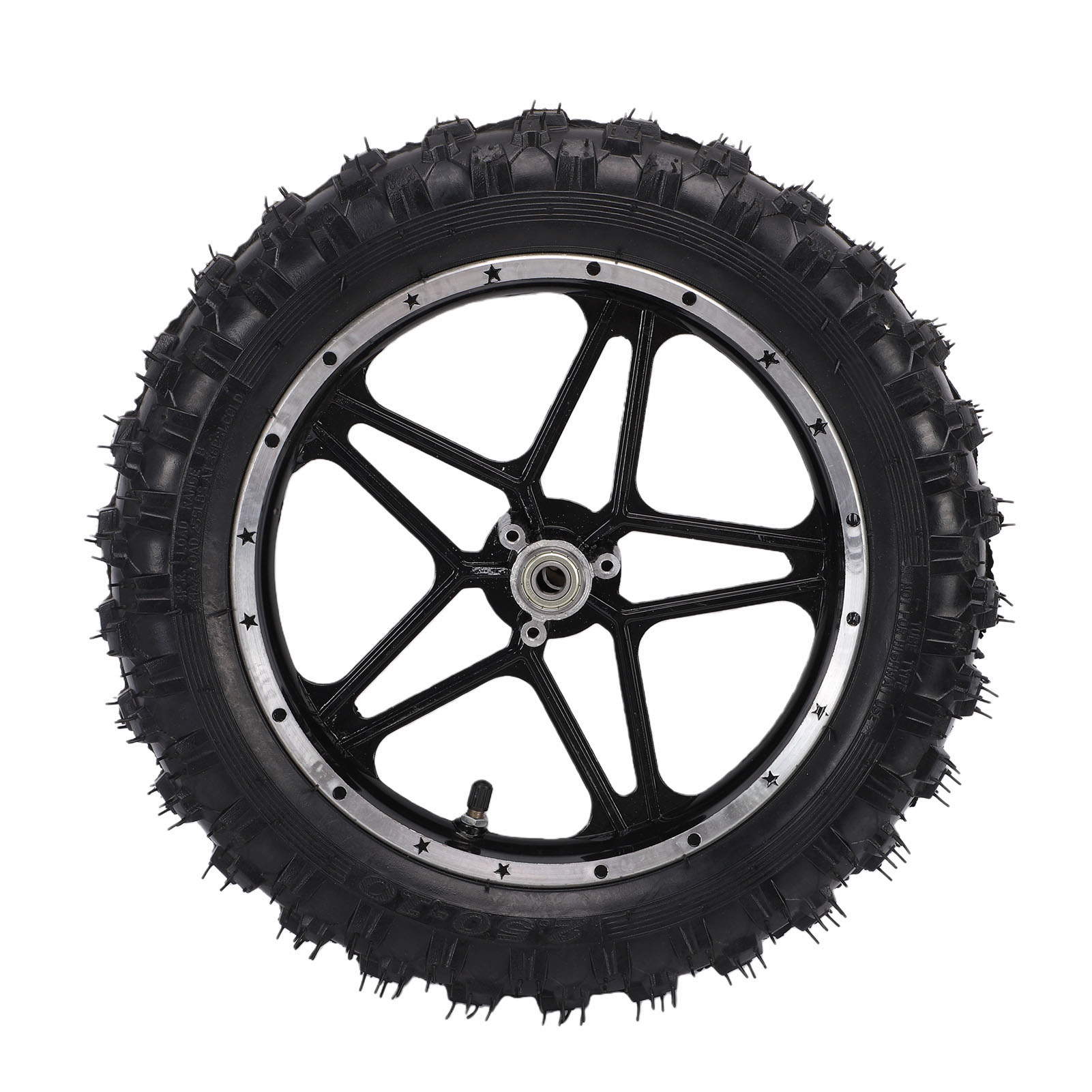 10-zoll-rad, Felge Und Reifensatz, 12 Mm Achse, 2.50-10 Lochkreis, Für Hinterrad Eines All-terrain-minibikes.