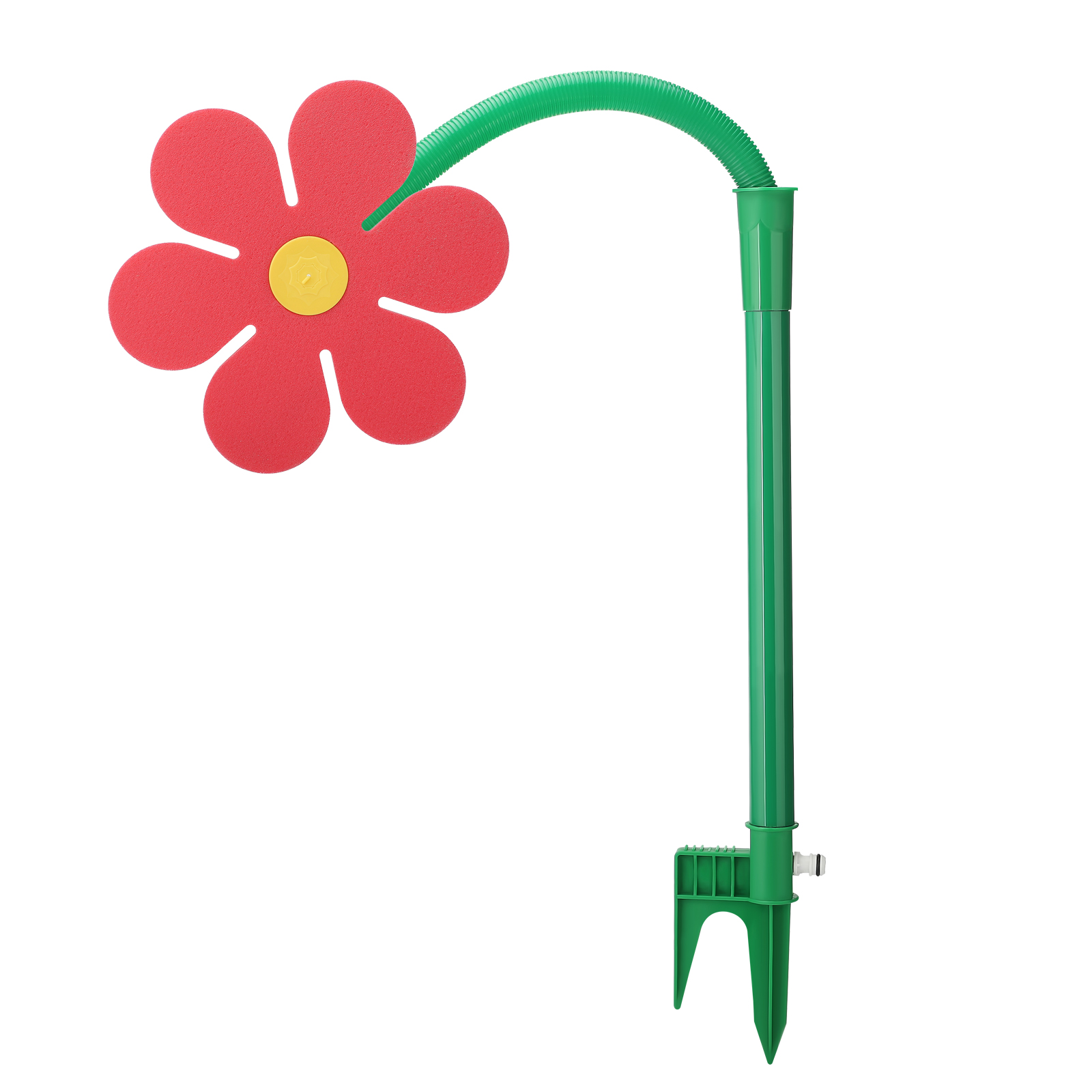 Blumenförmiger Gartensprenger, Einzigartiges Und Niedliches Gänseblümchen, Rot