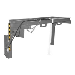 Bauer Traverse für Stapelkipper BST-H 200, lackiert, Mausgrau