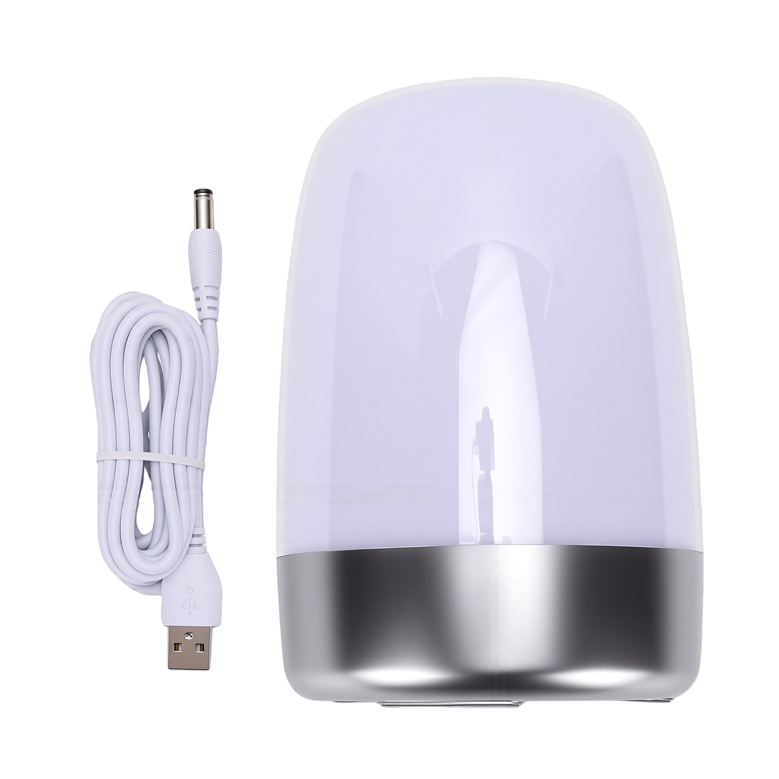 Nachtlicht Mit Display, Einstellbarem Wecker, Touch-steuerung, Usb-bettlampe Fürs Schlafzimmer