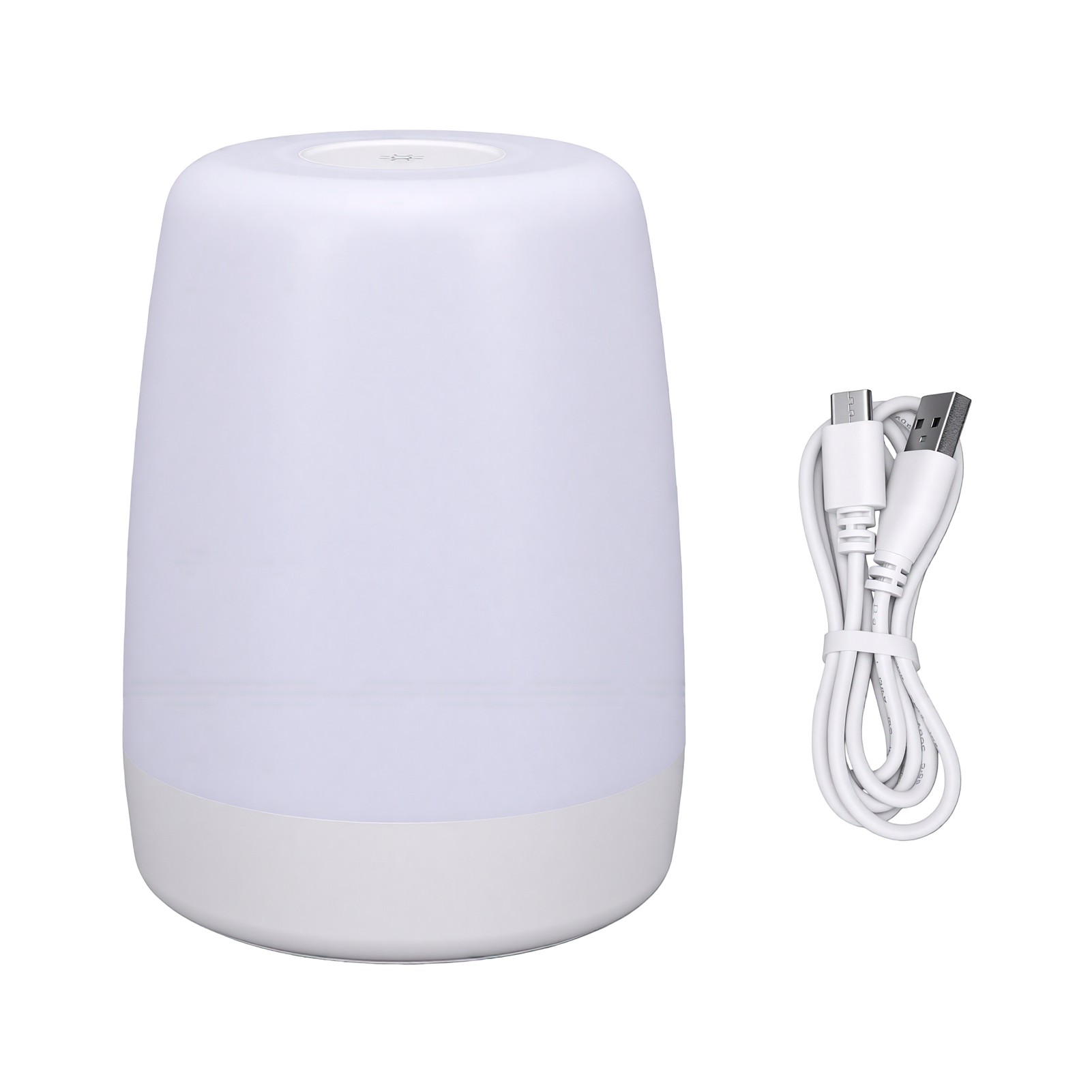 Tragbare, Dimmbare 670-nm-rotlicht-nachttischlampe Mit Timer, Usb-aufladung Und Touch-steuerung.