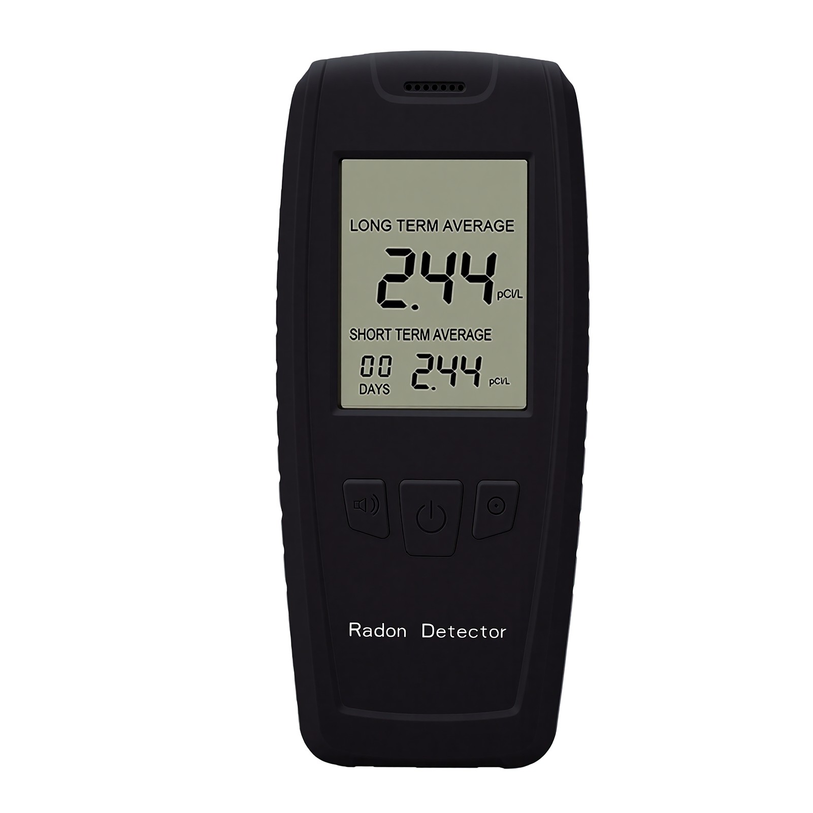 Tragbares Radonmessgerät Mit Digitalem Lcd-bildschirm, Messbereich 0 Bis 270 Pci/l, Für Zuhause, Büro Und Schule