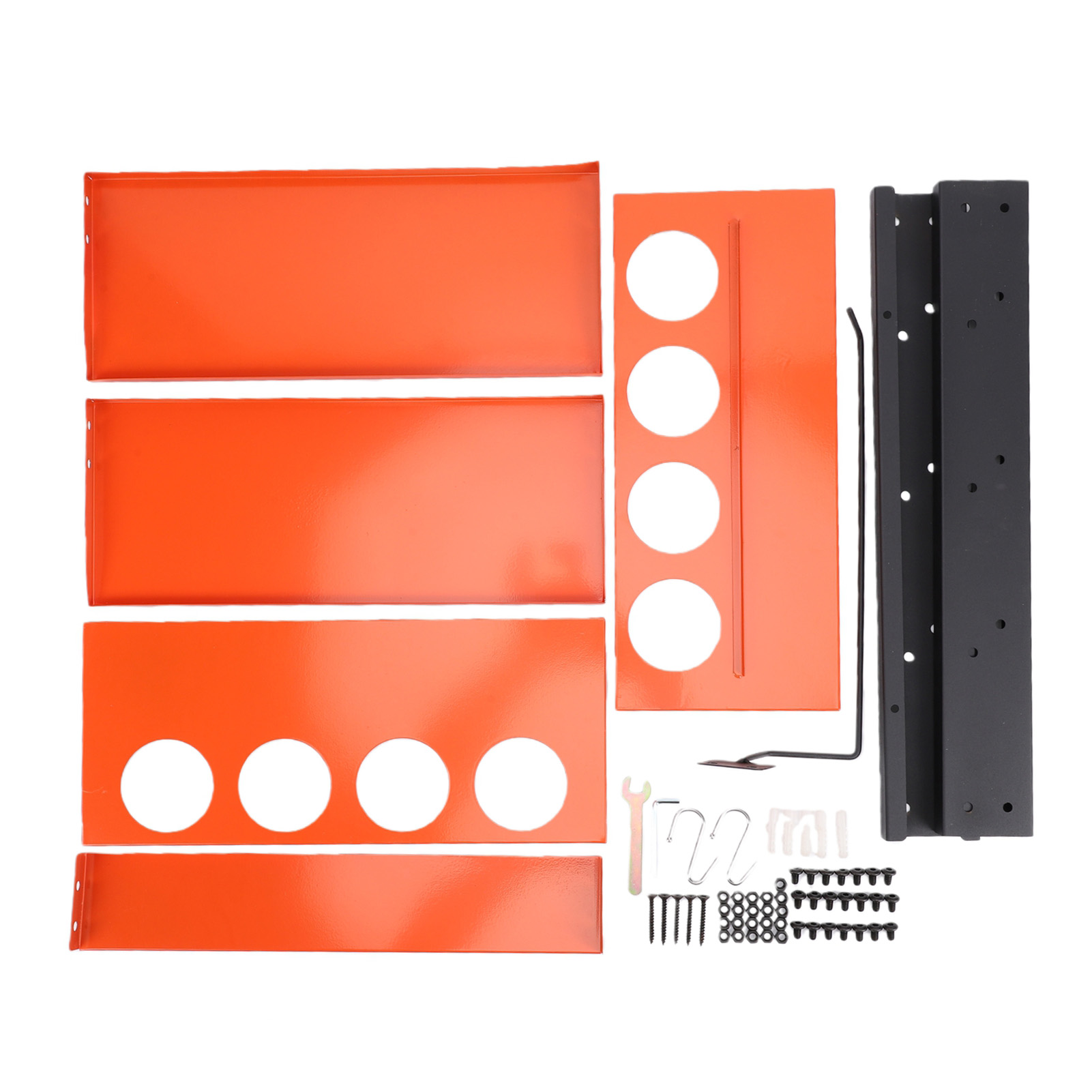 Wandmontierter Sprühflaschenhalter, 8 Fächer, 36 Kg Tragkraft, Robuster Organizer Für Farbdosen