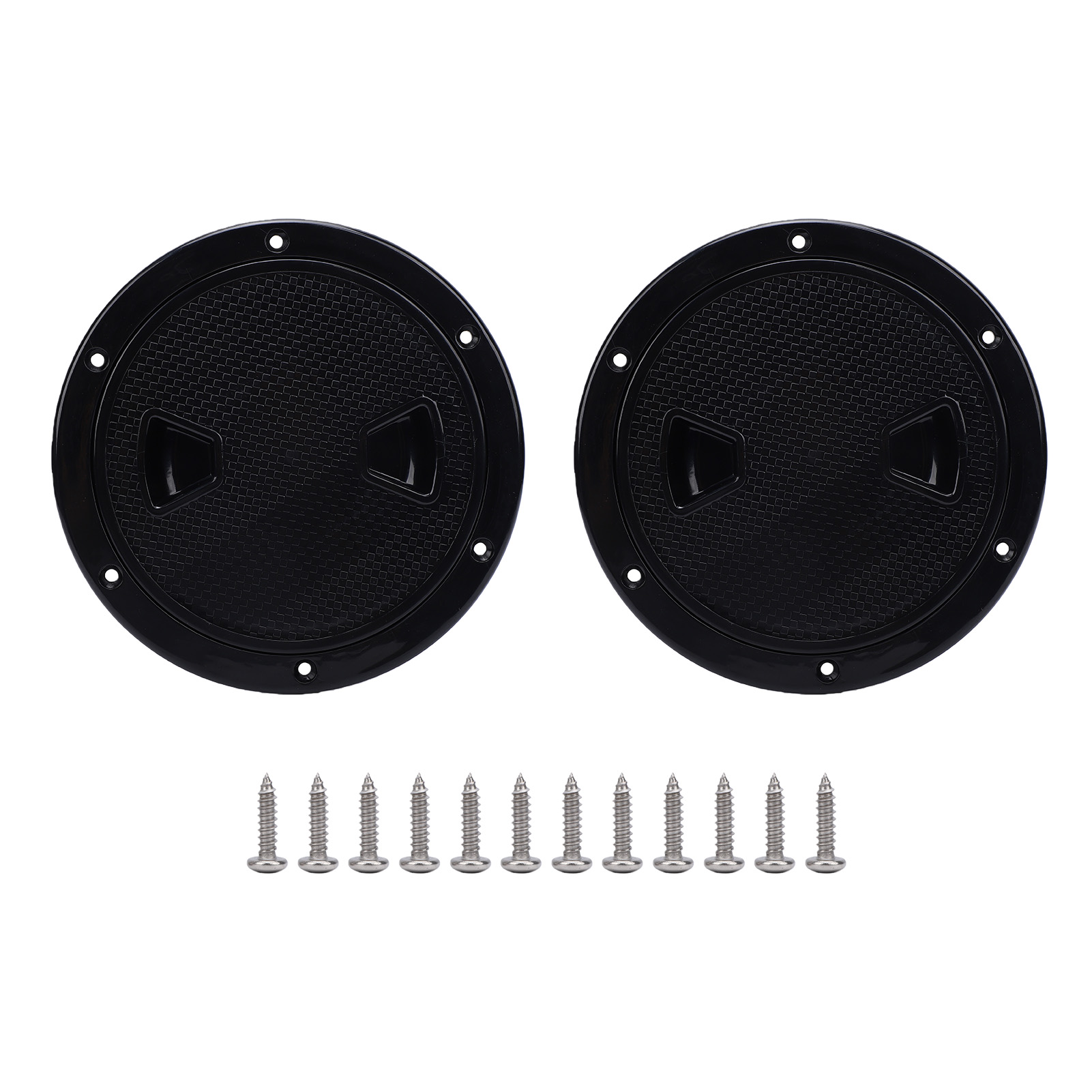 Runde, Abnehmbare, 15 Cm (6 Zoll) Große Zugangsluke Für Yachten, Lkws Oder Wohnmobile, Schwarz.