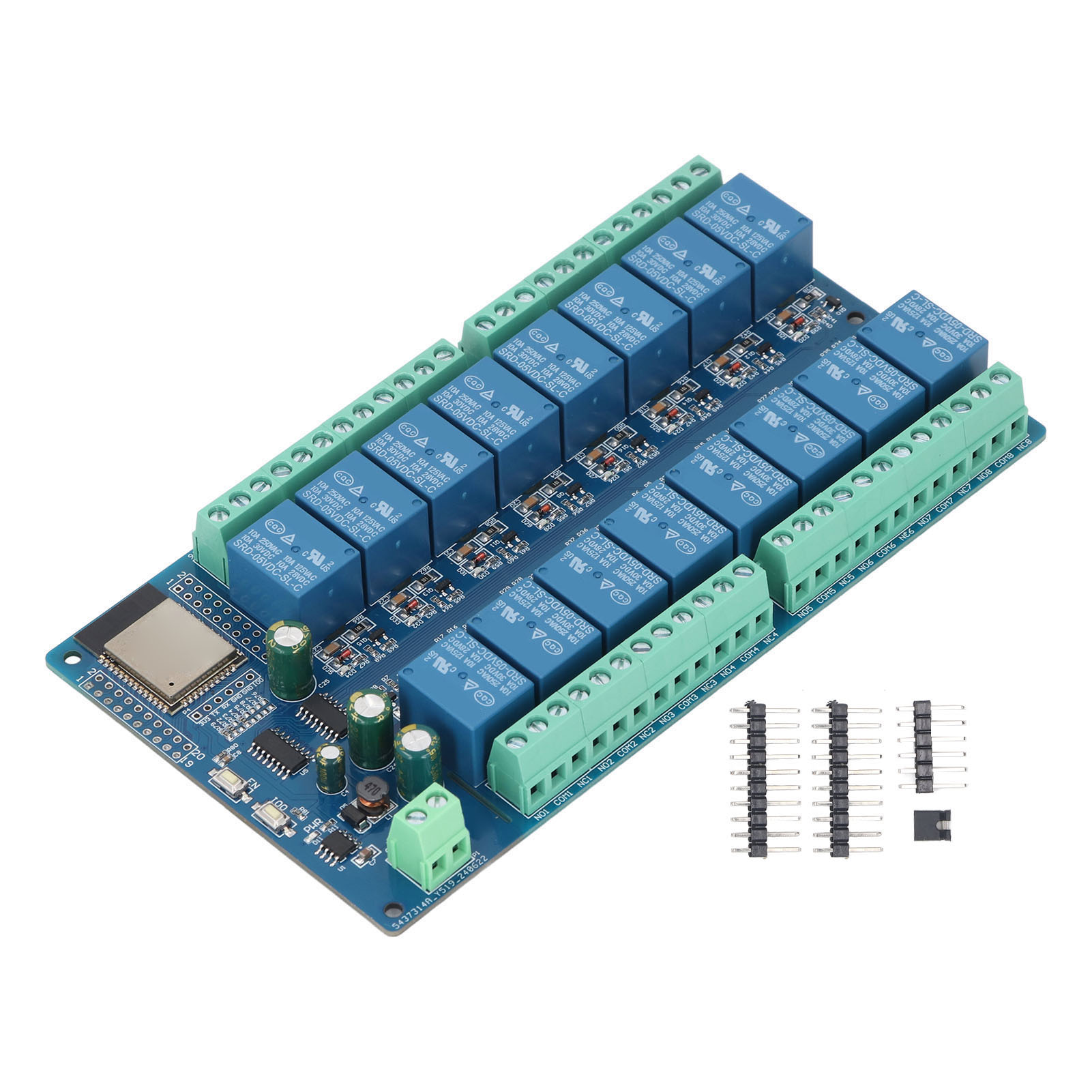 16-kanal-relaismodul Für Esp32-wroom, Smart-home-entwicklung, Dc 5-12v Stromversorgung