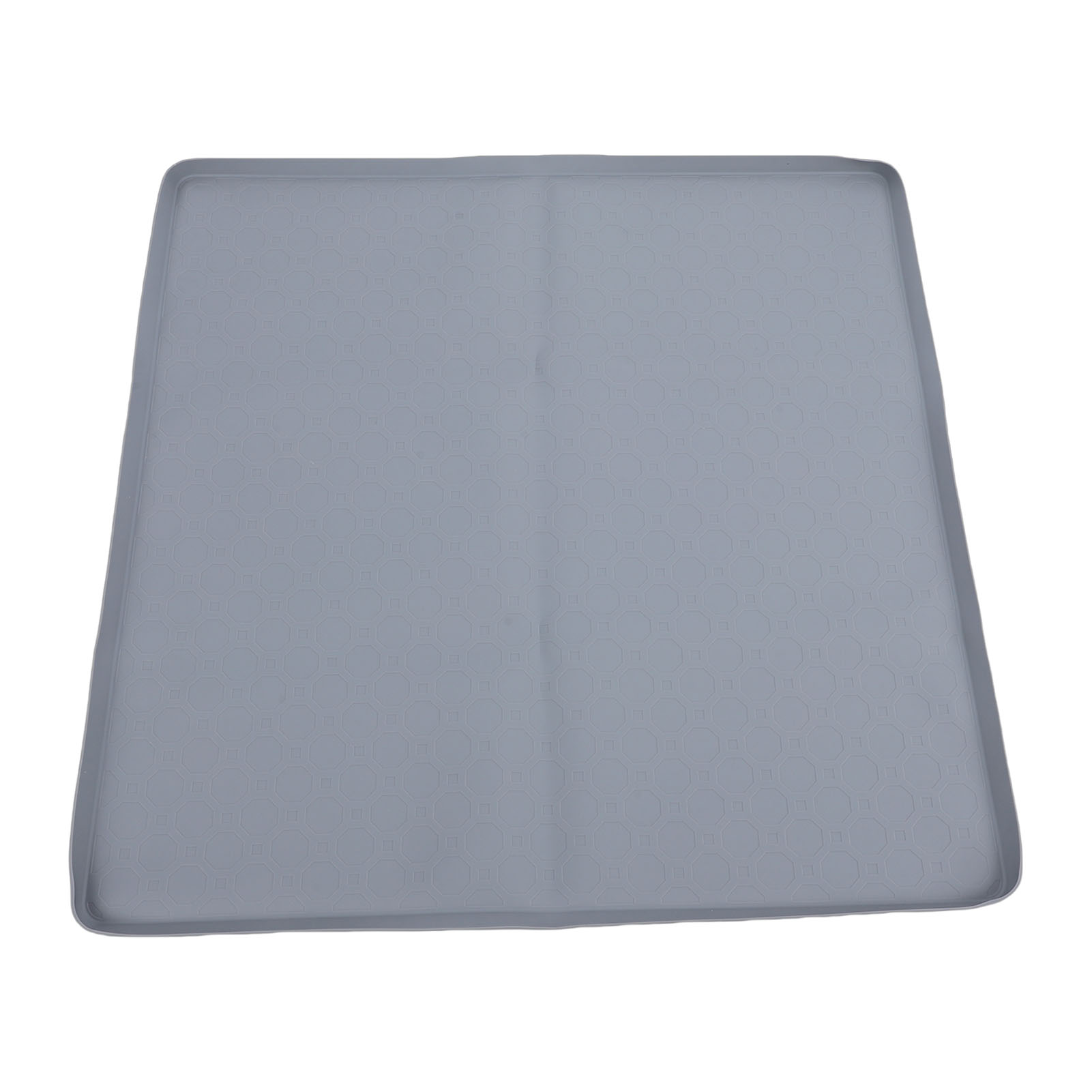 Rutschfeste Und Auslaufsichere Silikonmatte Für Minikühlschränke, Abtropfschale Mit Erhöhtem Rand, Für Waschmaschinen, Futternäpfe Und Geschirrspüler (grau)