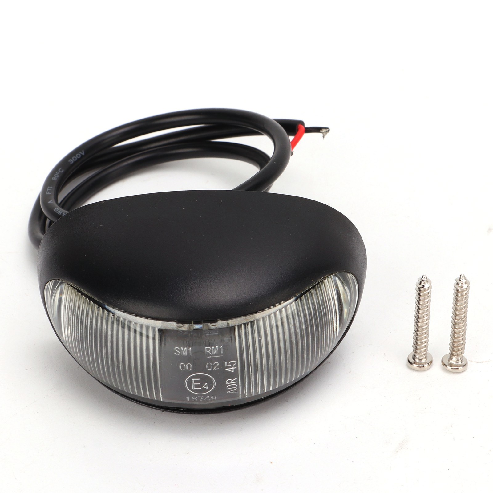10–30-v-led-seitenmarkierungsleuchte, Wasserdicht (ip68), Geringer Stromverbrauch, Polycarbonatlinse, Für Lkw Und Busse, Bernsteinfarben
