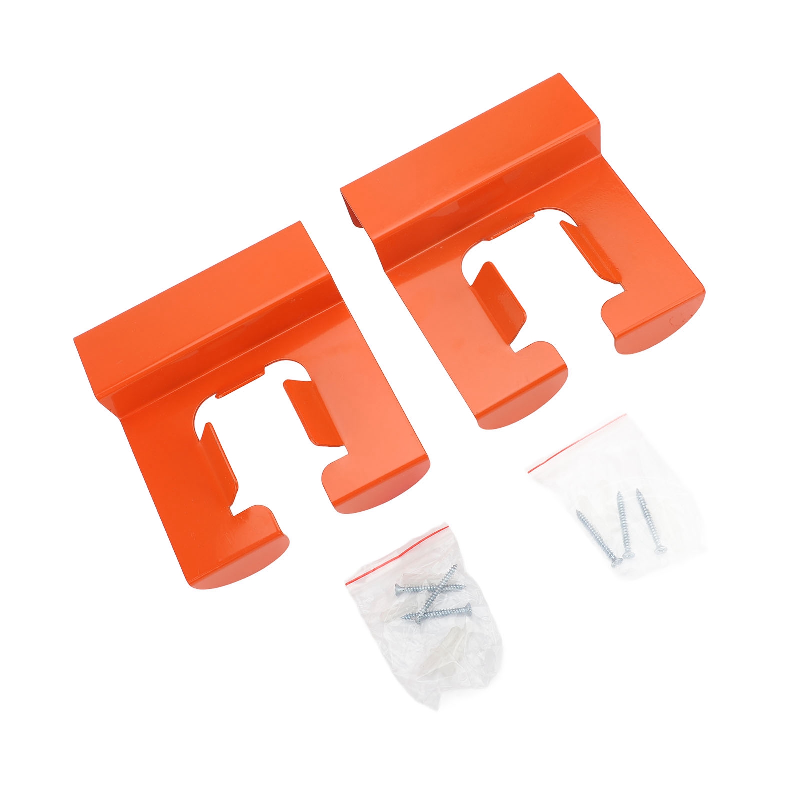 Set Mit 2 Wandhaken Für Rasentrimmer, Robuste Stahlhalterung, Platzsparend, Für Die Garage