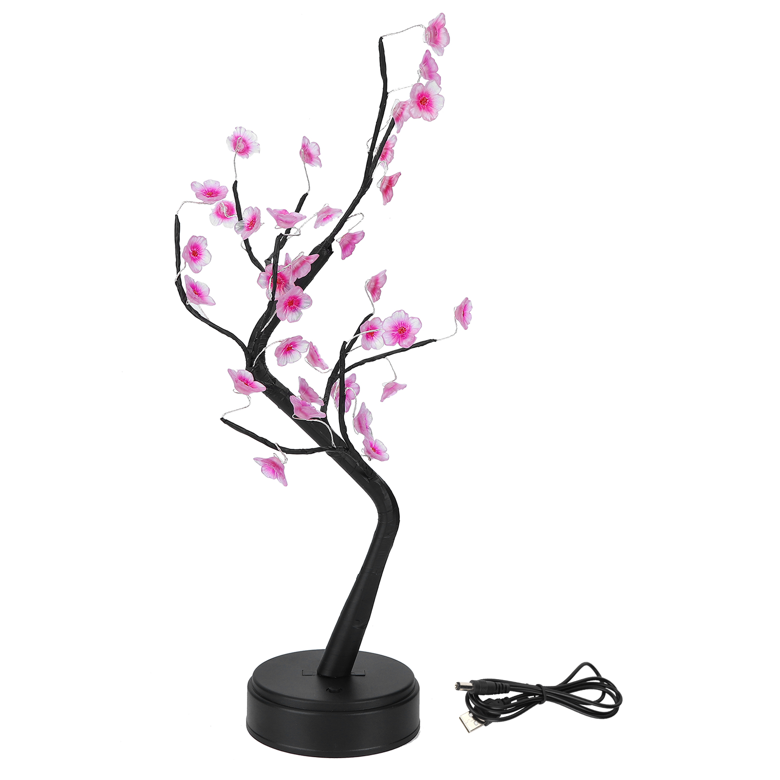 35 Led Usb-pflaumenblüten-bonsailampe, Dekoration Für Zuhause, Weihnachten Und Partys.