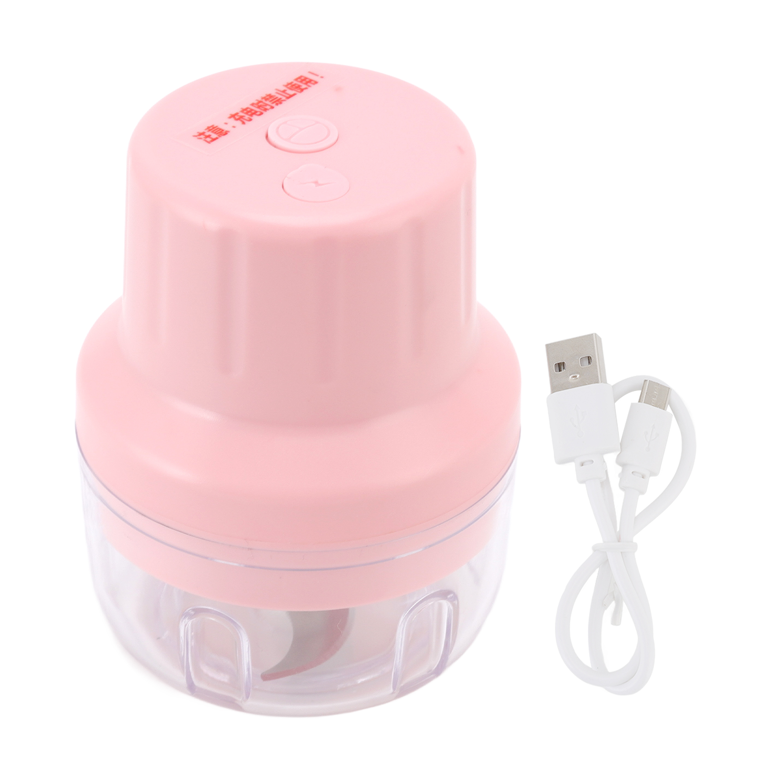 Wiederaufladbarer, Kabelloser Knoblauchzerkleinerer, Tragbarer, Usb-betriebener Mini-elektro-zerkleinerer Für Die Küche, 100 Ml