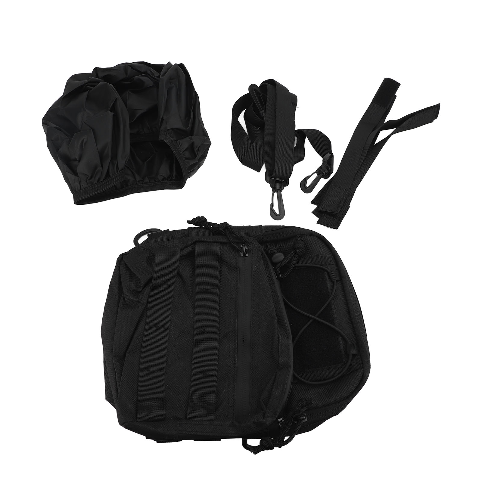 Wasserdichte Motorrad-lenkertasche Aus 1680d Oxford-gewebe, 3 L, Frontstauraum Für Lenker, Gabel Und Windschutzscheibe