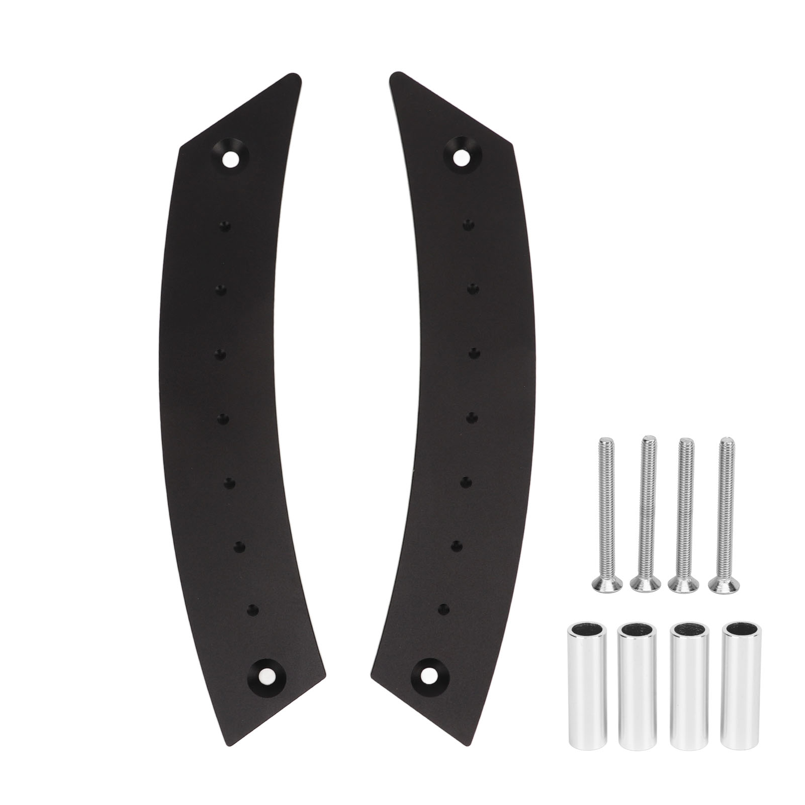 Set Aus 2 Schwarzen Türgriffen Aus Aluminiumlegierung, Hochfest Und Rostfrei, Für Autos, Erleichtern Transport Und Tragen.