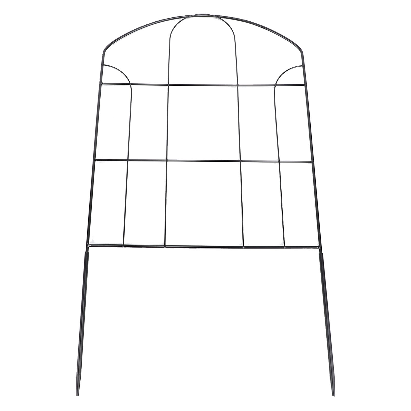 Dekorative Gartenbegrenzung In Bogenform, Drahtgitter, Pfähle Für Blumenbeetränder, Ideal Für Hunde Und Kaninchen.