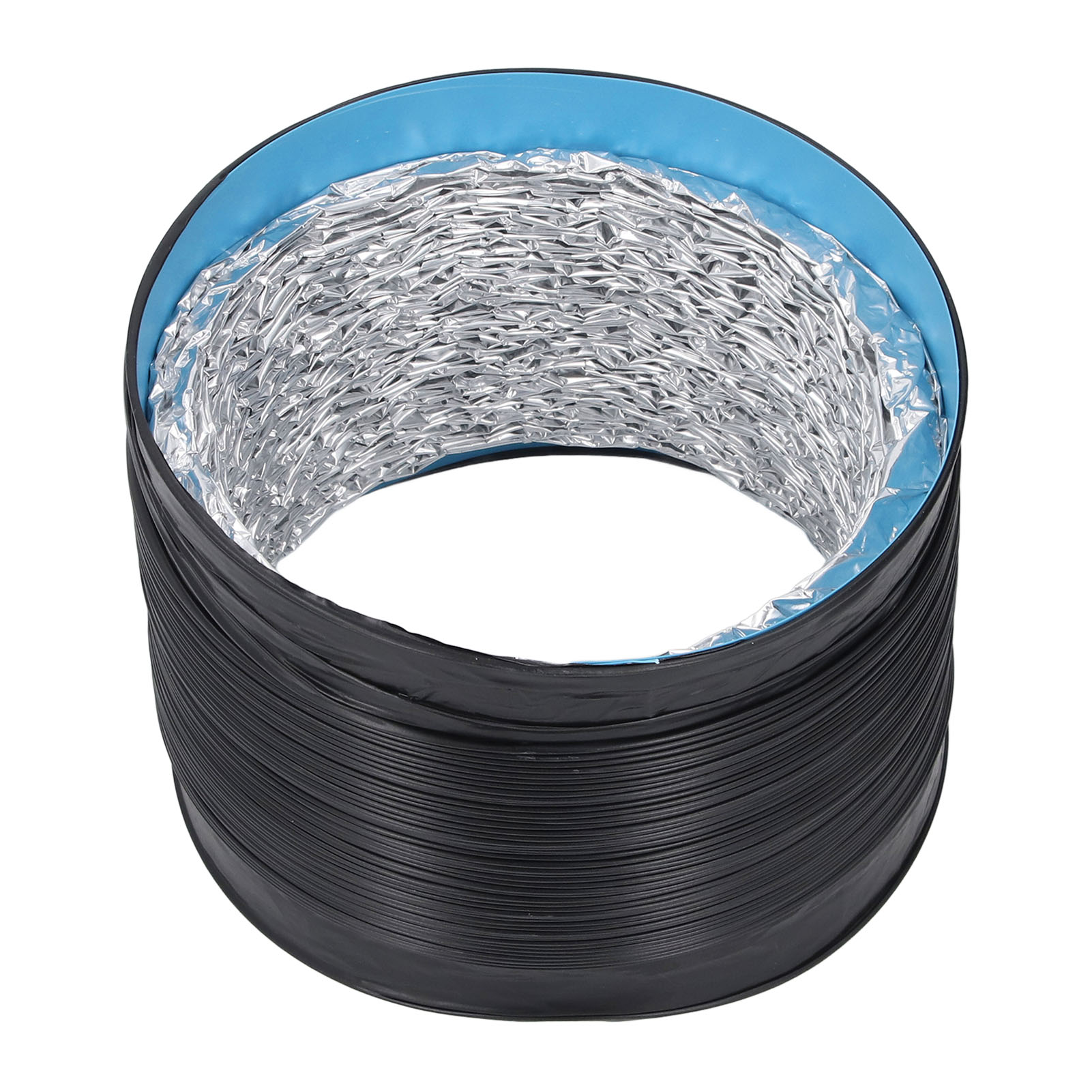 7-zoll-trocknerabluftrohr, Robustes Pvc-rohr Mit Aluminiumfolie Ummantelt, 6,56 Fuß Langer, Flexibler, Isolierter Luftkanal Für Küchen Und Gewächshäuser