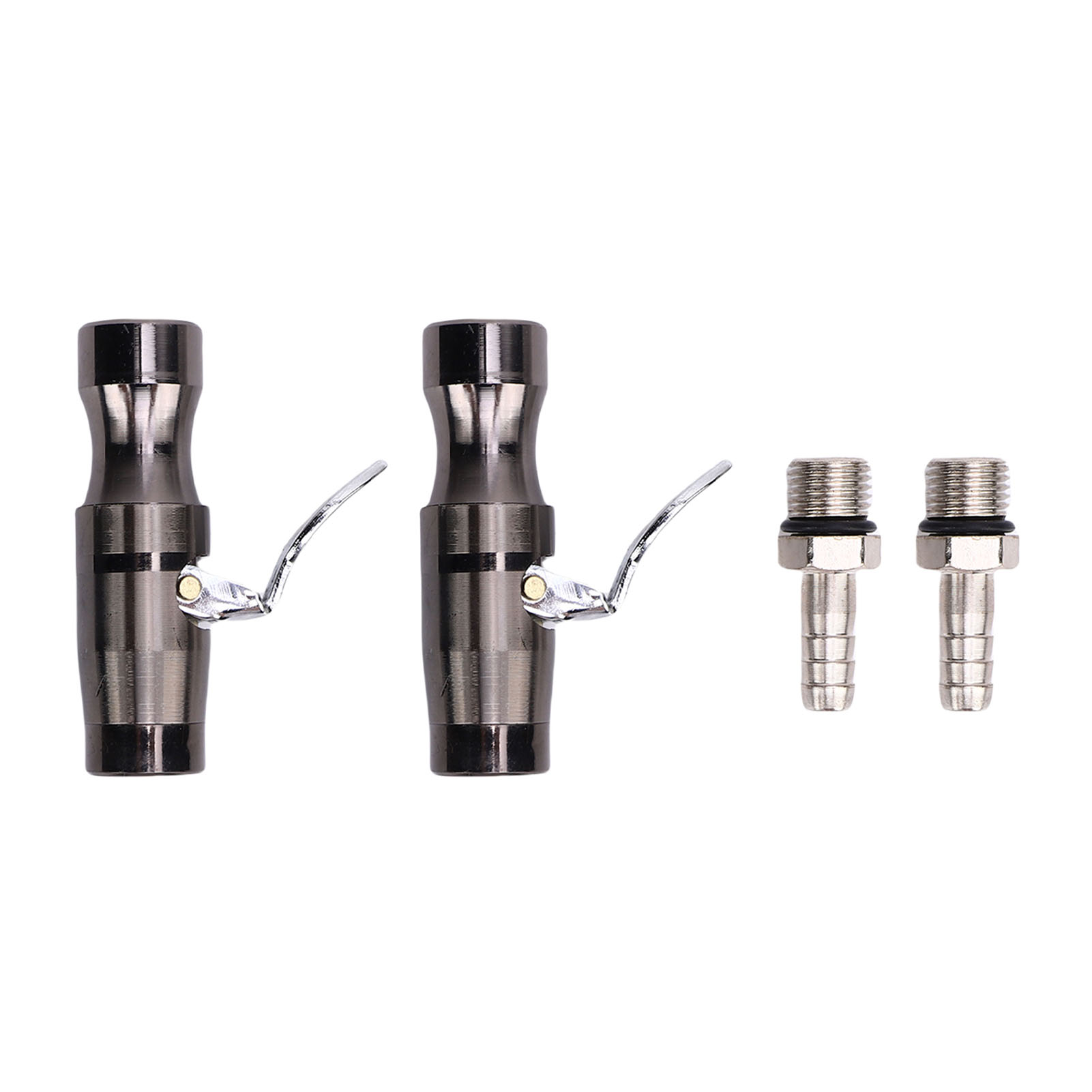 300 Psi 1/4" Fnpt Hochleistungs-messing-aufblasventil Mit Verriegelung Für Reifen, Kompatibel Mit Manometer Und Kompressor, Schwarz