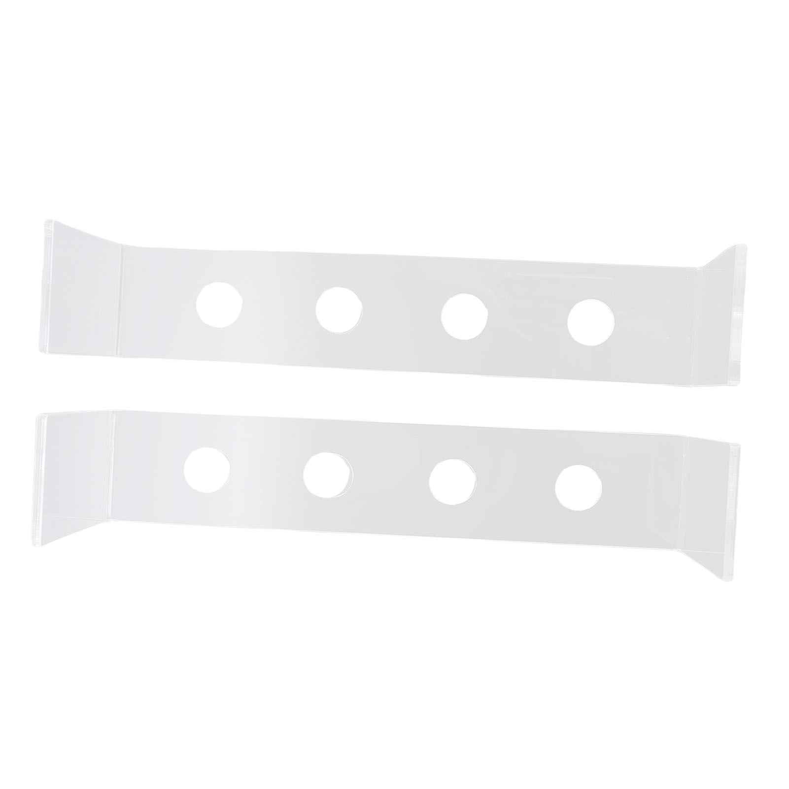 Präsentationsständer Für Weinflaschenverschlüsse Aus Transparentem Acryl, 2-teilig, Mit Integriertem 4-fach-halter Für Theke/bar.