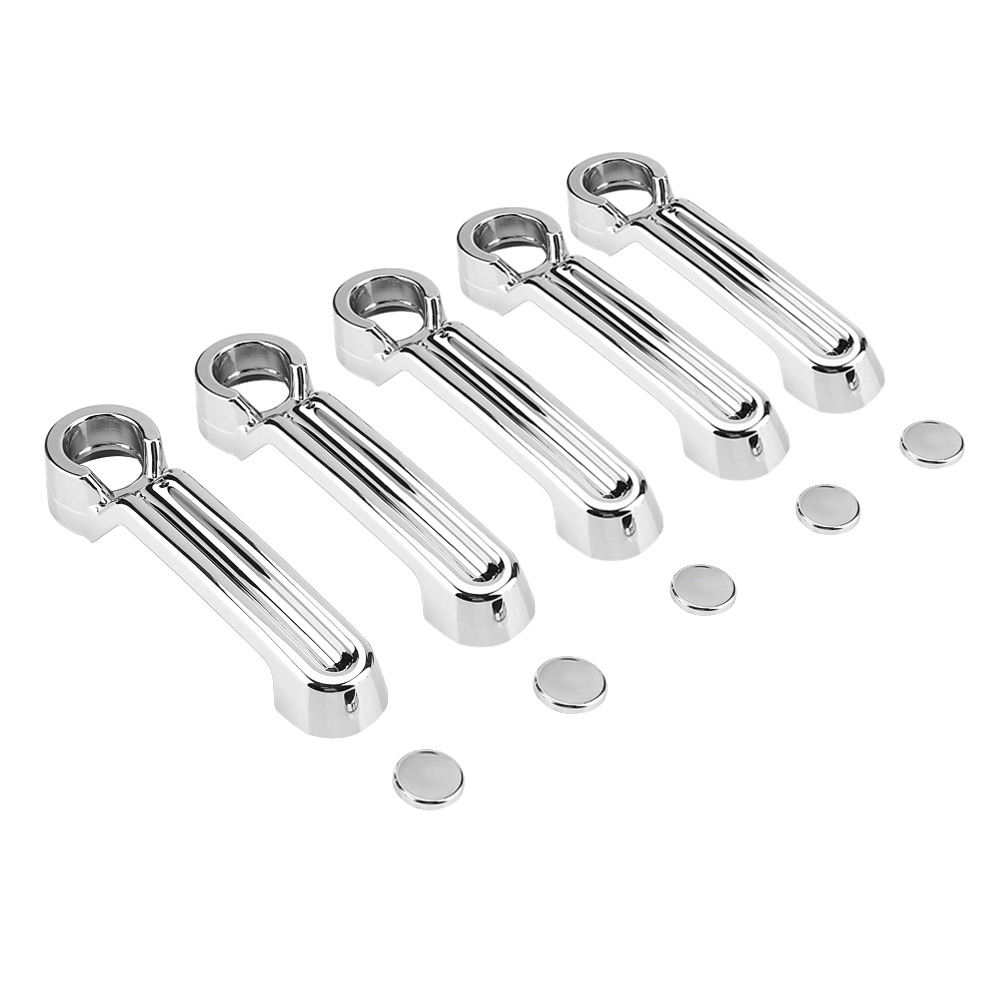 5-teiliges Chromleisten-set Für Jeep Wrangler Liberty Dodge Nitro Hintere Türgriffe