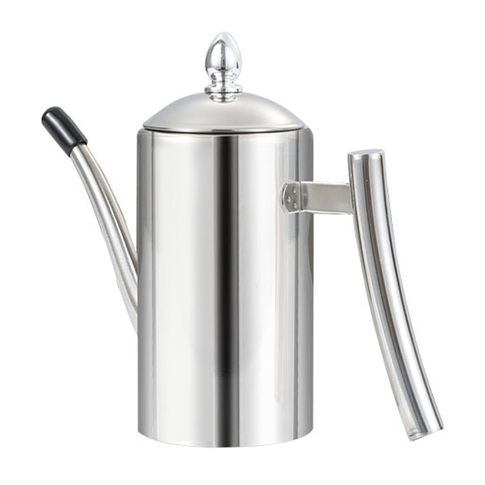Ölspender Aus Edelstahl 304, Staub- Und Auslaufsicher, Flasche Mit Langem Ausgießer Für Sojasauce Und Essig, 500 Ml
