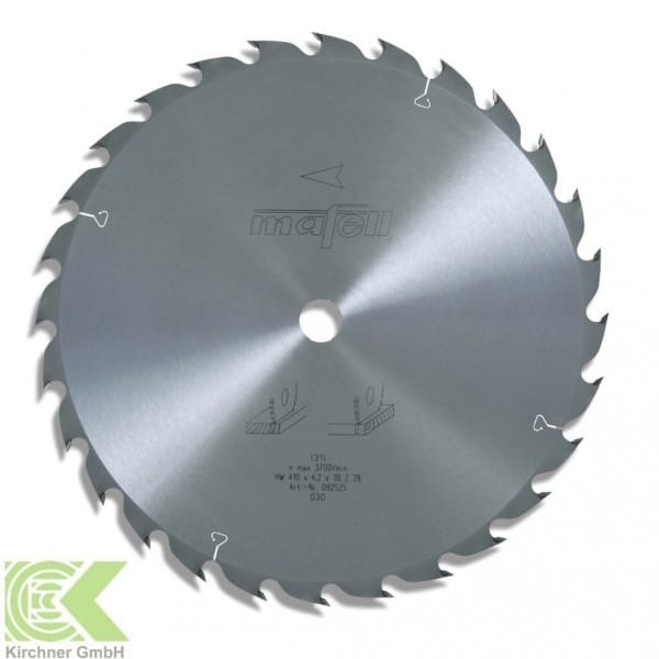 Sägeblatt hm 410 x 2,5 / 4,2 x 30 mm z 28 Handkreissäge mks 165 ec 092525 - Mafell
