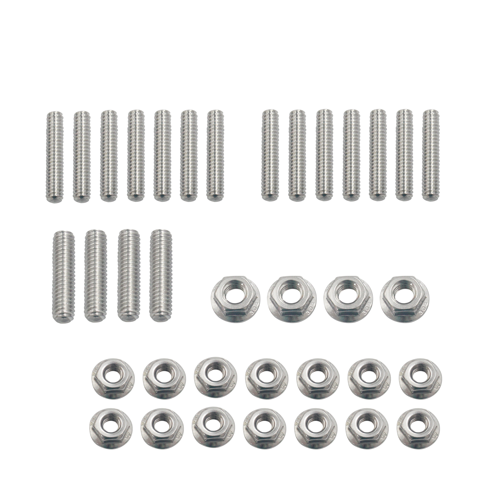 Sbc Ölwannen-stehbolzensatz, Edelstahlschrauben, Ersatz Für Small Block Chevy 283, 327, 350 Und 400