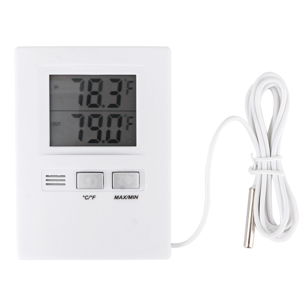 Hochpräzises Digitales Lcd-thermometer Für Den Innen- Und Außenbereich, Batteriebetrieben