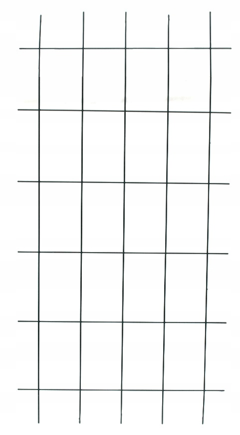 Dunkelgrünes Metallspalier Für Kletterpflanzen 150 X 75 Cm