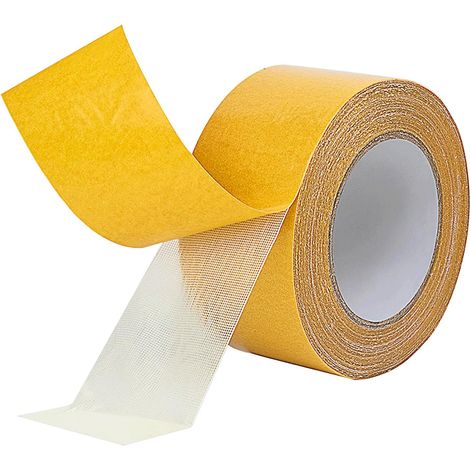Hochfestes Doppelseitiges Montageklebeband, 5 Cm X 20 M, Doppelseitiges Stoffklebeband, Rückstandsfrei, Für Zuhause Und Büro