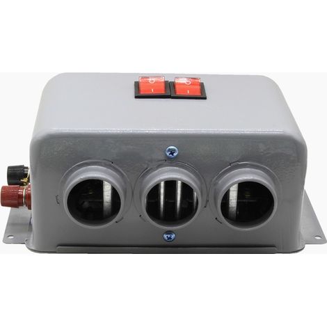 24 V Autoheizung, 600 W-800 W 3 Löcher Schnelle Heizung Plus Frostbeseitigung Scheibenenteiser Automatischer Ventilator Entnebelung Scheibenenteiser Schneller Winterheizer