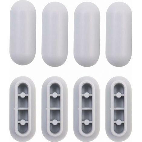 8 Stück Universalpuffer Für Toilettensitze, Universalstoßdämpfer-kit Für Wc-deckel, Kunststoff-toilettenpuffer-ersatz