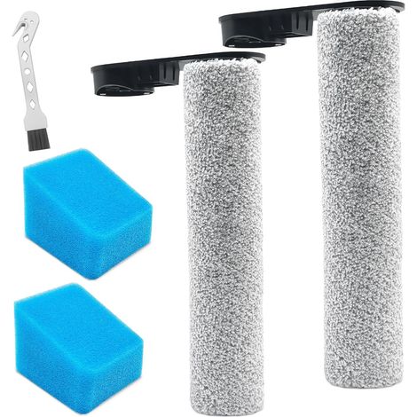 Walzenbürste + Filter Für Eureka New430, Ersatzteile Und Zubehörset Für Jonr Ed12 Nass- Und Trockensauger, 2 Walzenbürsten + 2 Filter