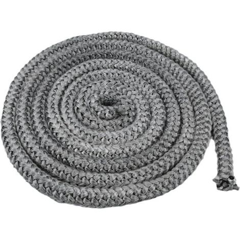 Geflochtene Dichtung Für Kamineinsatz Und Ofen 6 Mm X 4 M, Glasfaser-dichtungsring Ersatz, Dichtung Für Kamineinsatz Und Holzofen, Kamin, Hitze