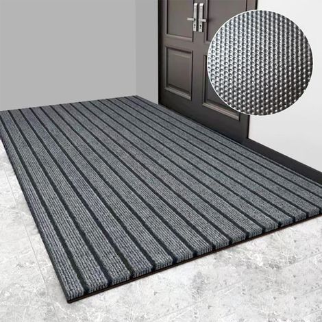Küchenmatte 60 X 90 Cm, Rutschfeste, Waschbare Küchenmatte Mit Gummibeschichtung, Küchenläufer Für Flur, Küche Und Eingangsbereich (grau)