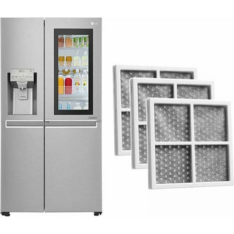 3er-pack Ersatz-luftfilter Für Kühlschrank, Luftfilter Für Kühlschrank, Gefrierfach-luftfilter Für Lg Lt120f, Lfx31925sw, Lfx31925sb