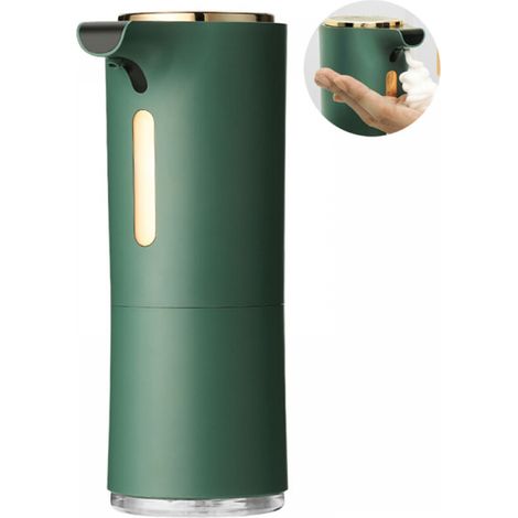 Automatischer Wand-seifenspender, Geeignet Für Küche Und Badezimmer, 300 Ml, Verstellbare Größe (grün)
