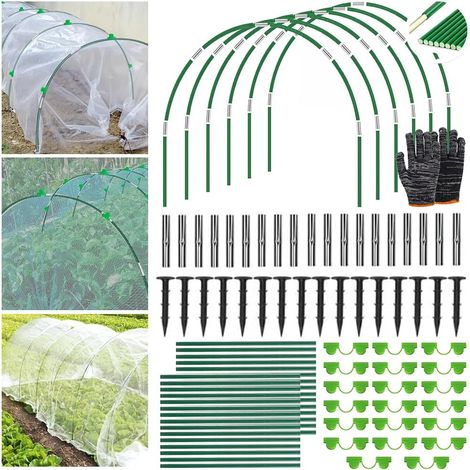 Gartenfolientunnelbögen, Bögen Für Folientunnel, Gewächshausbogen, Bogen Für Garten-gewächshaus, Set Für Garten-bogengestell, Gartenbögen Für Folientunnel