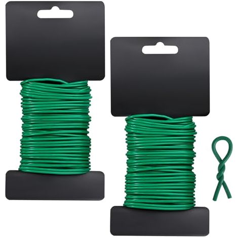 Gedrehte Rankhilfen Für Kletterpflanzen - 2,5 Mm - 10 M - Flexibel Und Wiederverwendbar - Für Kletterpflanzen, Zimmer- Und Außenpflanzen
