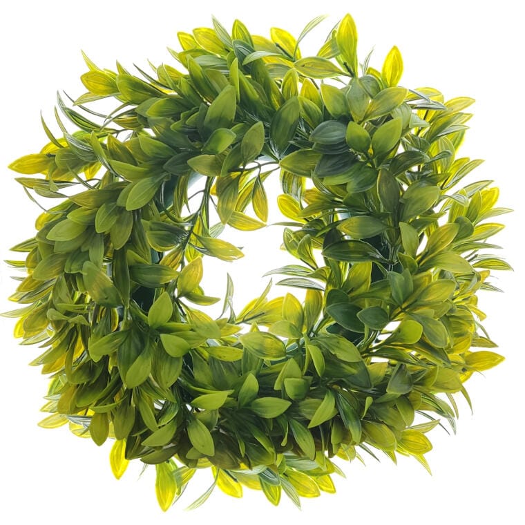 Künstlicher Grüner Buchsbaumkranz Für Frühlingstüren, 30 Cm