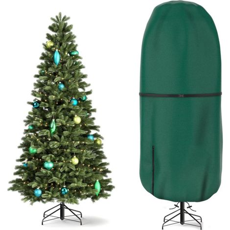 Vertikale Hülle Für Weihnachtsbaum, Reißfest Und Verstellbar, 25 X 108 Zoll, Wasserdicht Und Staubdicht.