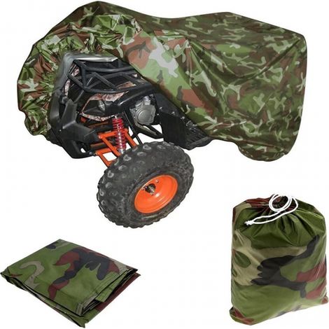 210×120×115cm Außenschutzhülle Für Atv, Motorrad Und Quad, Wasserdicht, Uv-beständig, Tarnmuster, Schwere Abdeckung Für Elektro-atv