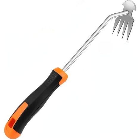Manuelles Unkrautentfernungswerkzeug, Jätwerkzeug Zum Entfernen Von Unkraut, Manuelles Unkrautentfernungswerkzeug Für Rasenflächen, Gärten Und Gras (orange)