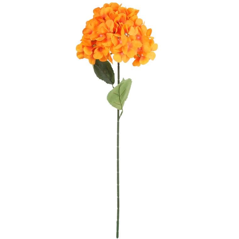 Hortensienzweig 68 Cm Orange