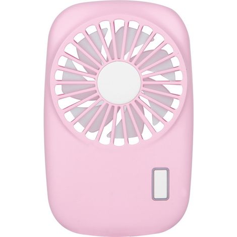 Kraftvoller, Tragbarer Mini-ventilator, Klein, Persönlich, Mit Einstellbarer Geschwindigkeit, Usb-wiederaufladbar, Kühlung - Rosa