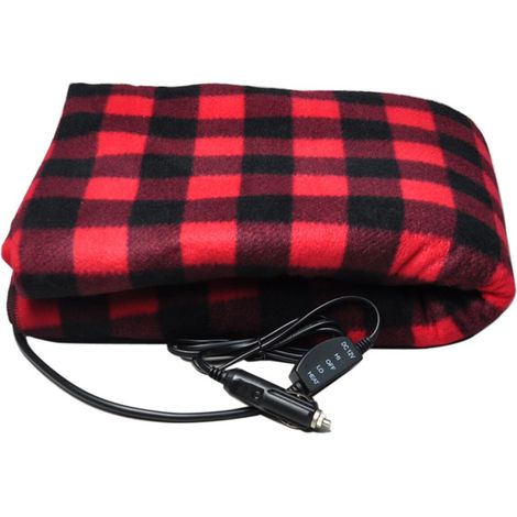 Heizdecke Für Auto 12v, Elektrische Winterheizdecke, Elektrische Heizdecke, Temperaturregelbare Steuerung, Rot