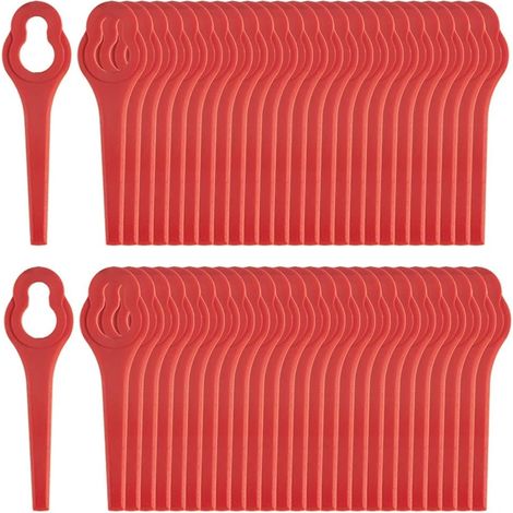 50er-pack Pa6-kunststoffmesser, Kompatibel Mit Ferrex Rasenmähern – Ersatzmesser Für Akkubetriebene Rasenmäher Von Ferrex Aldi