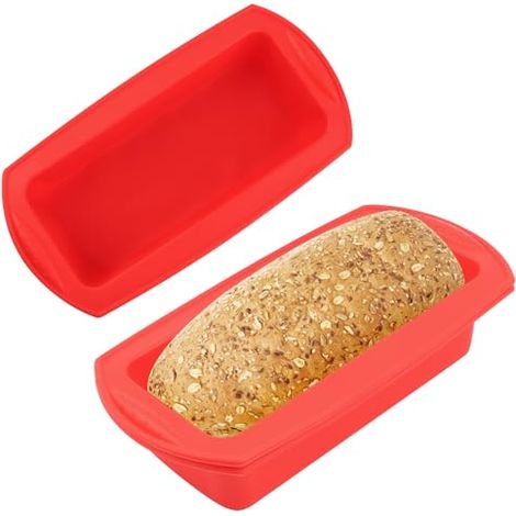 Backform Aus Silikon, 2 Stück Antihaft-silikon-backformen Für Kuchen, Brot Und Toast Zum Backen Von Brot, Kuchen Und Toast