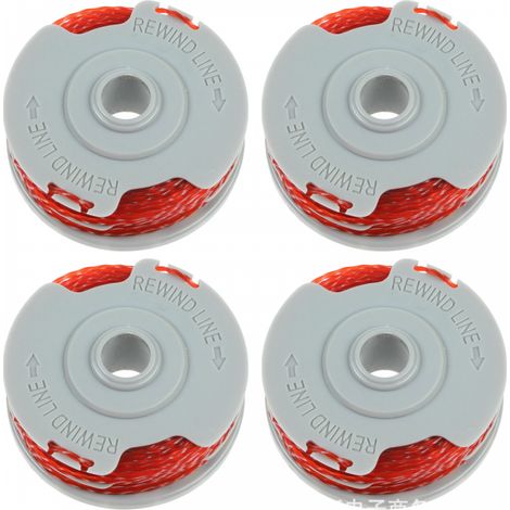 4er-pack 10 M Schneidfäden, Ersatzspulen Für Rasentrimmer, Nylonfäden, Kompatibel Mit Allen Freischneidern, Langlebige Schneidfäden