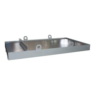 Bauer Containerwanne CW 3, 1276l, Mausgrau